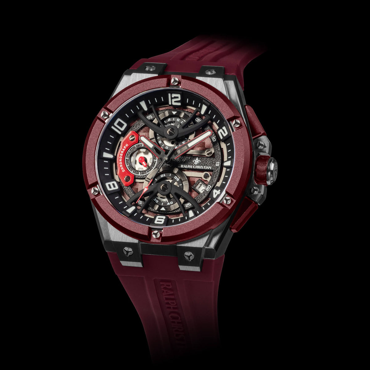 The Apex Chrono - Crimson Steel