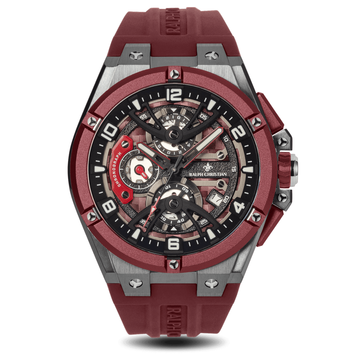 The Apex Chrono - Crimson Steel