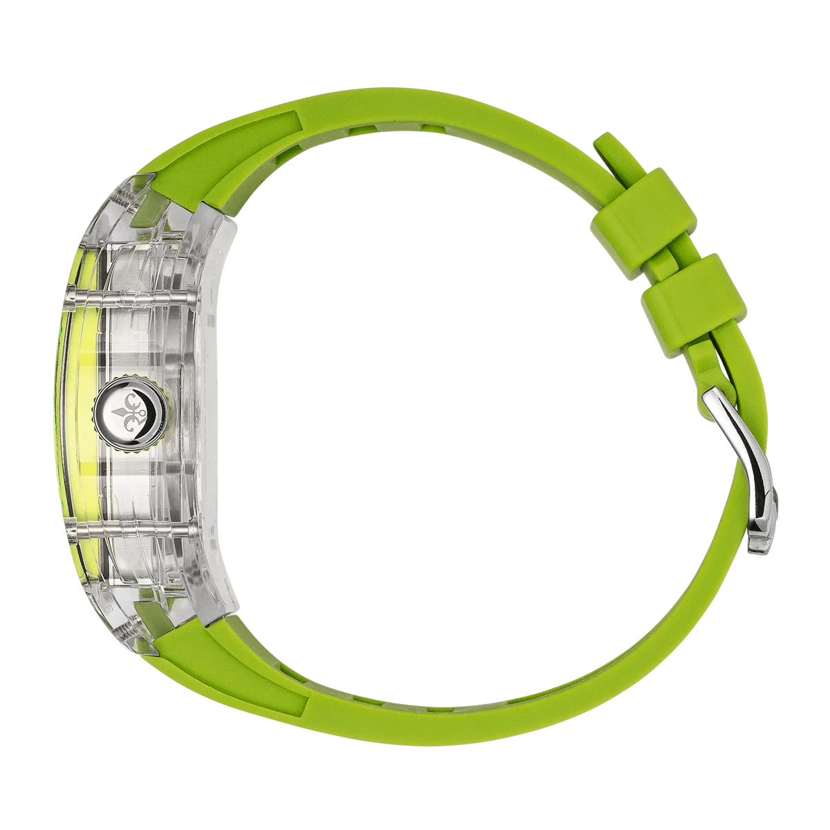 The Ghost Automatic Acid Green watch side view