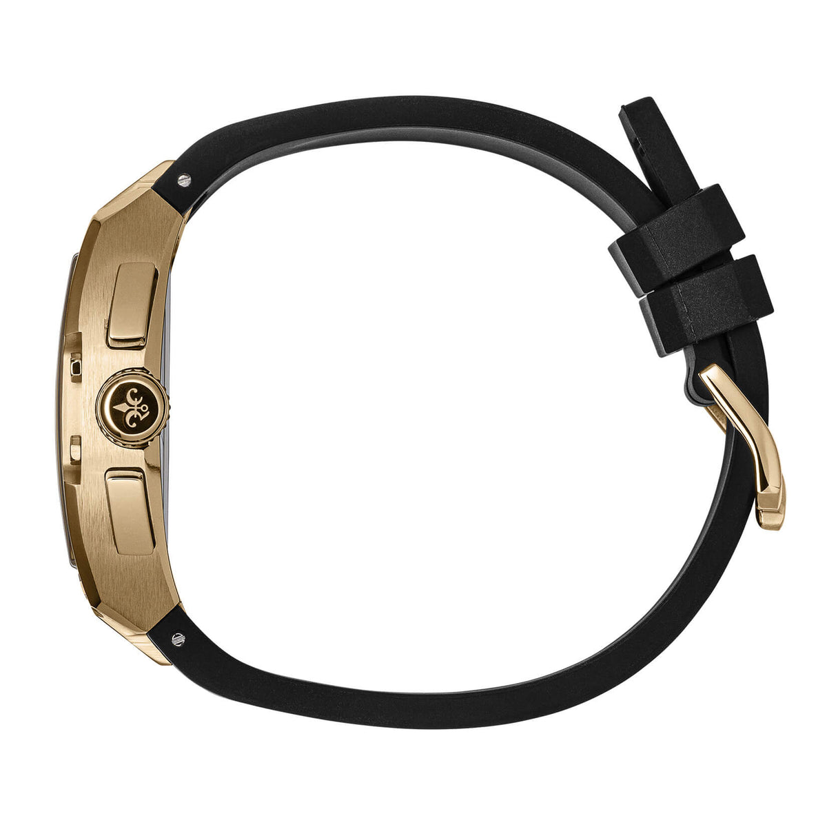 The Intrepid Sport Gilded Black watch side view