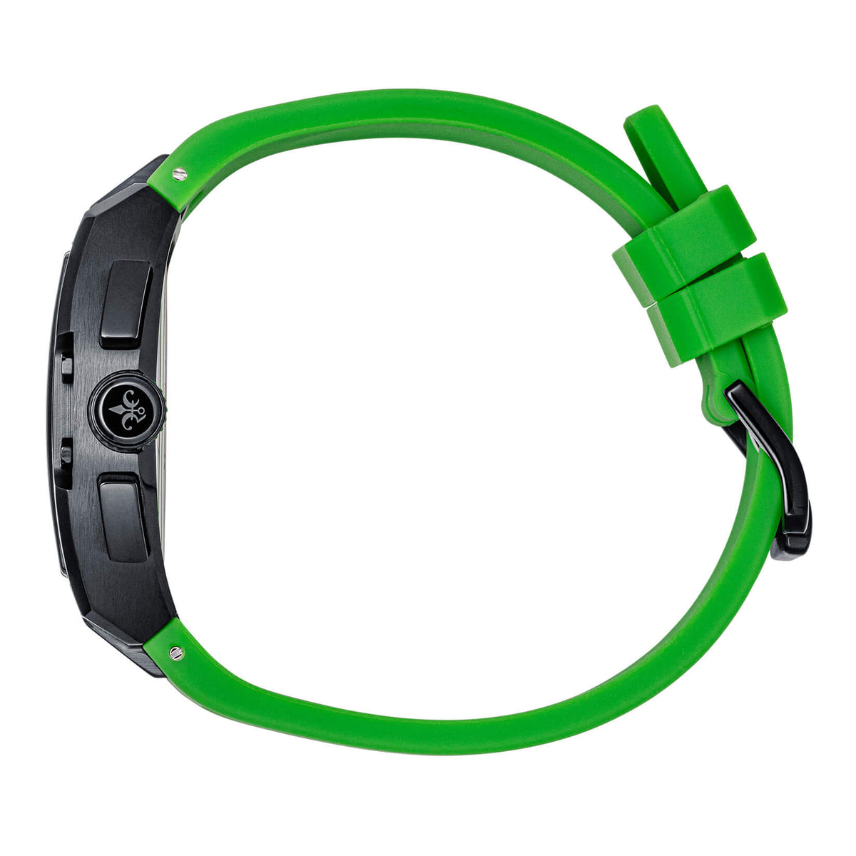 The Intrepid Sport Lime Green watch side view