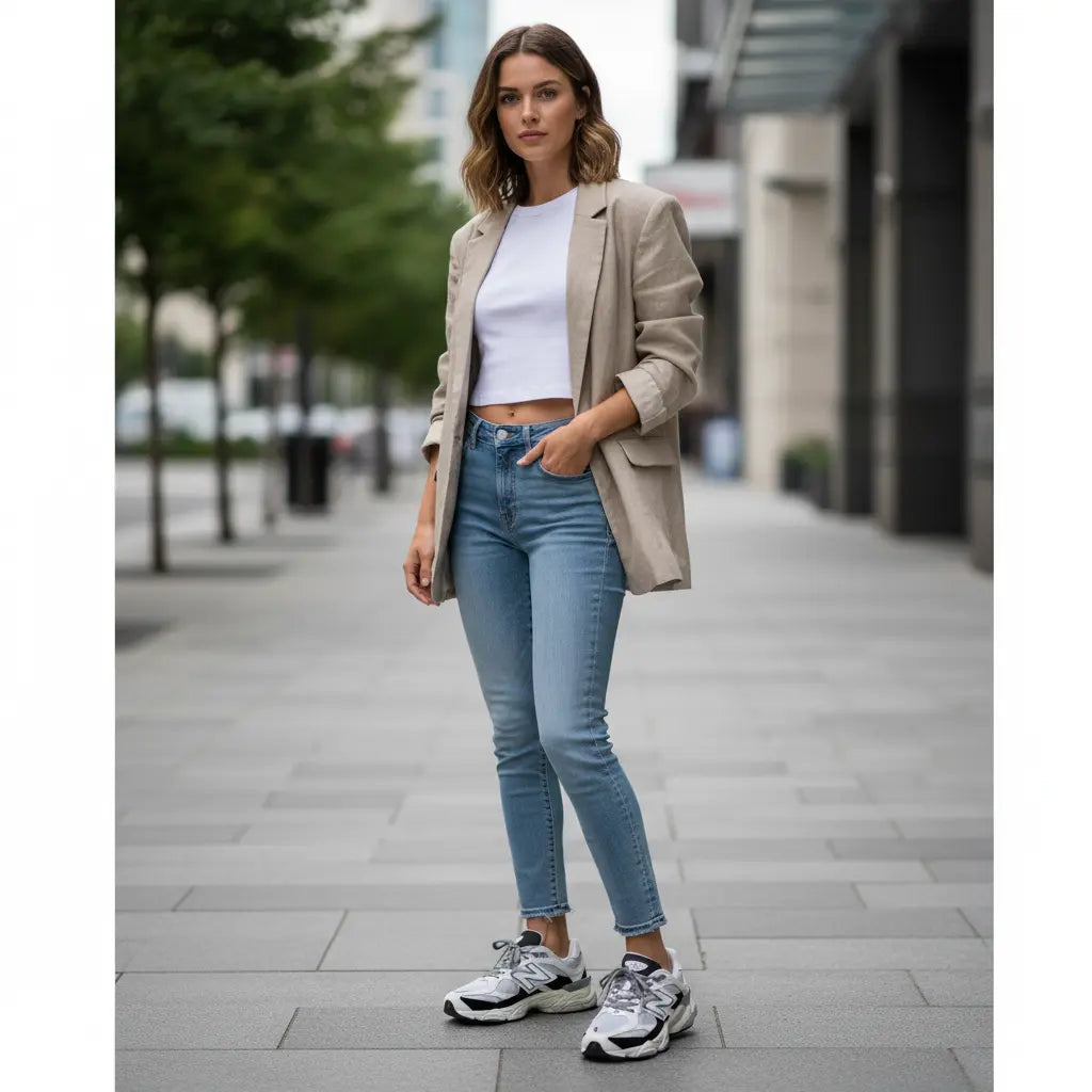 New Balance 9060 sneaker women's side view