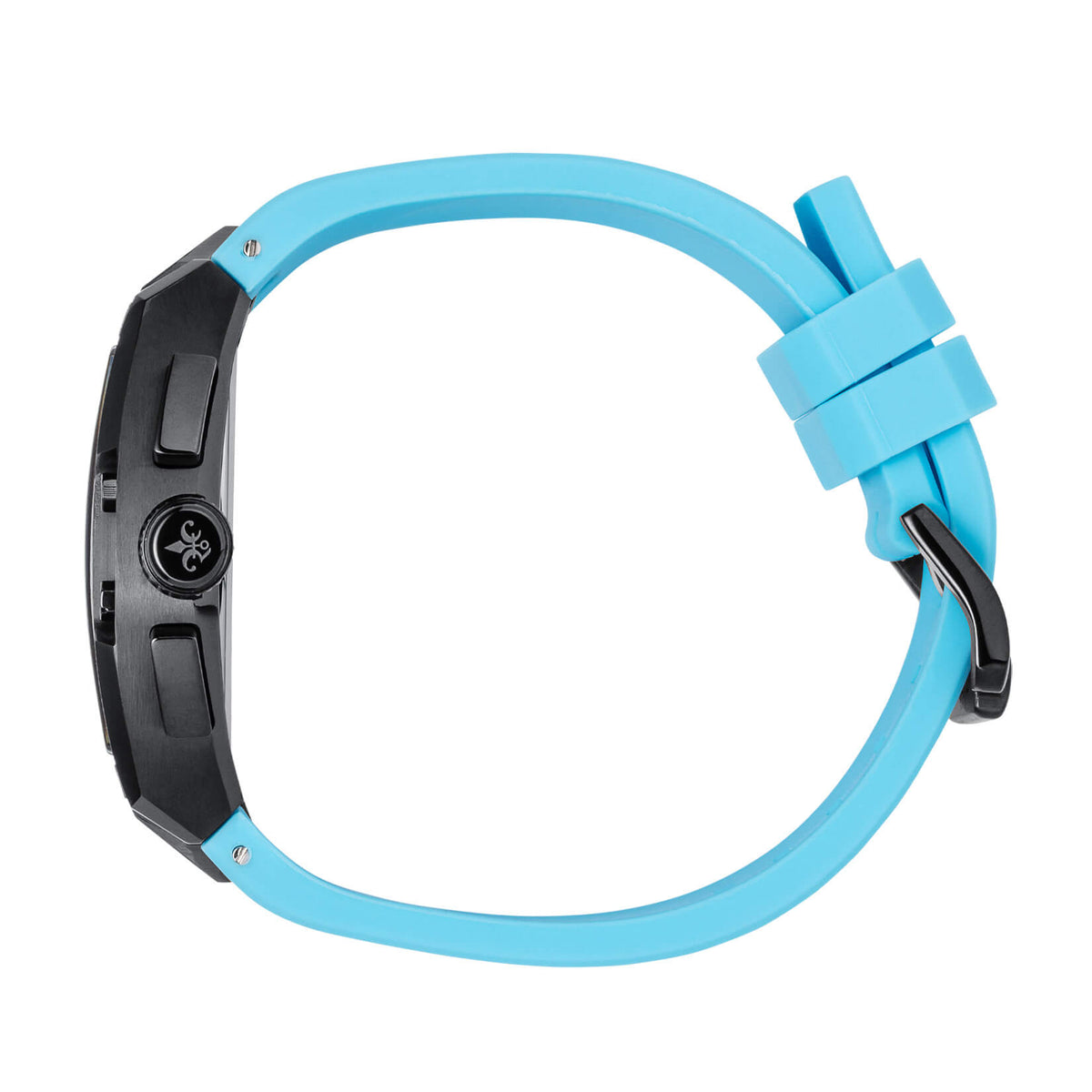 The Intrepid Sport Arctic Blue watch side view