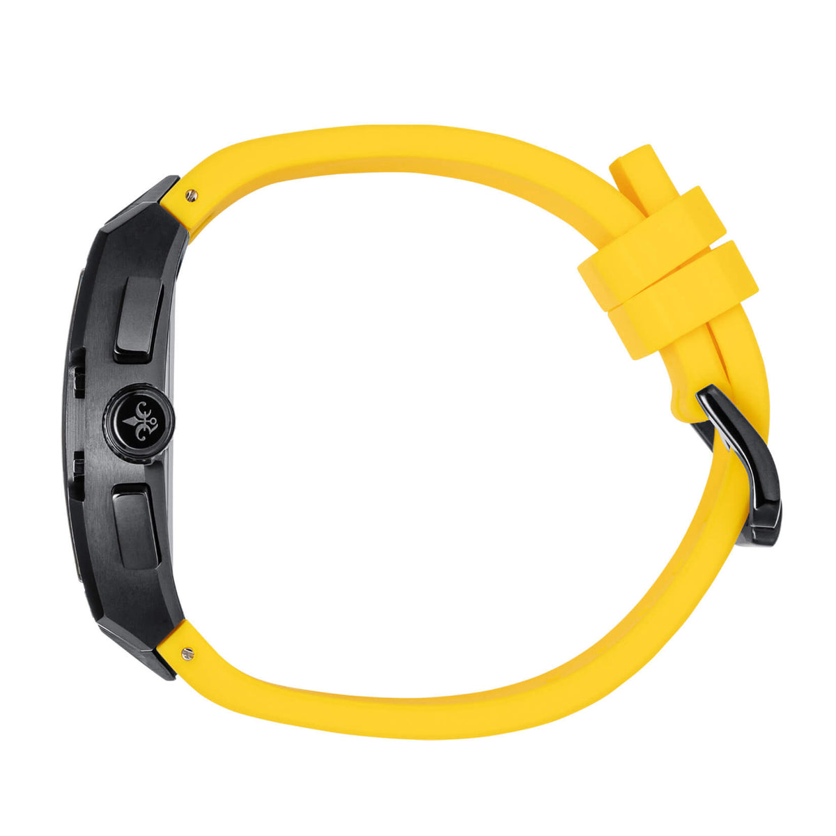 The Intrepid Sport Electric Yellow watch side view