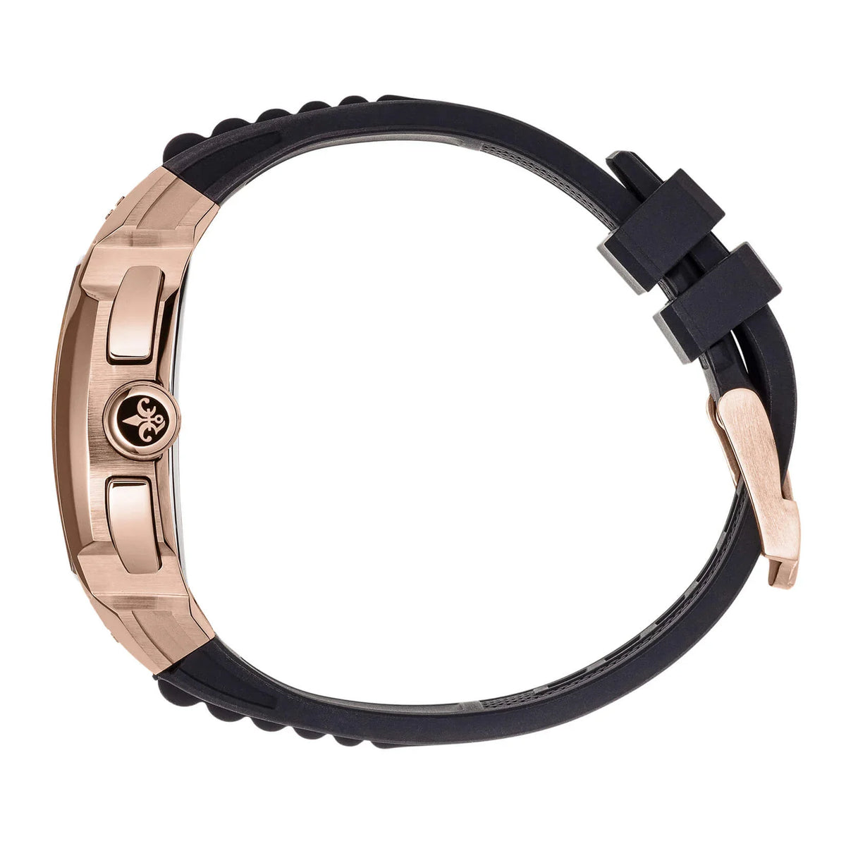 The Phantom Chrono Rose Gold watch side view