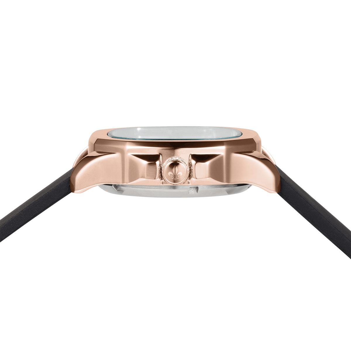The Avalon Rose Gold watch side view