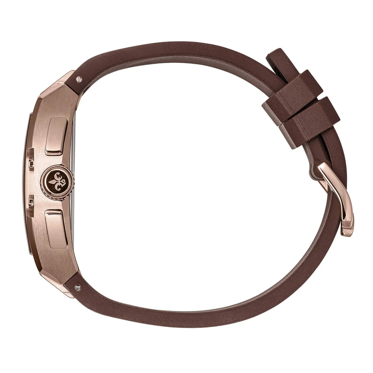 The Intrepid Sport Gilded Brown watch side view