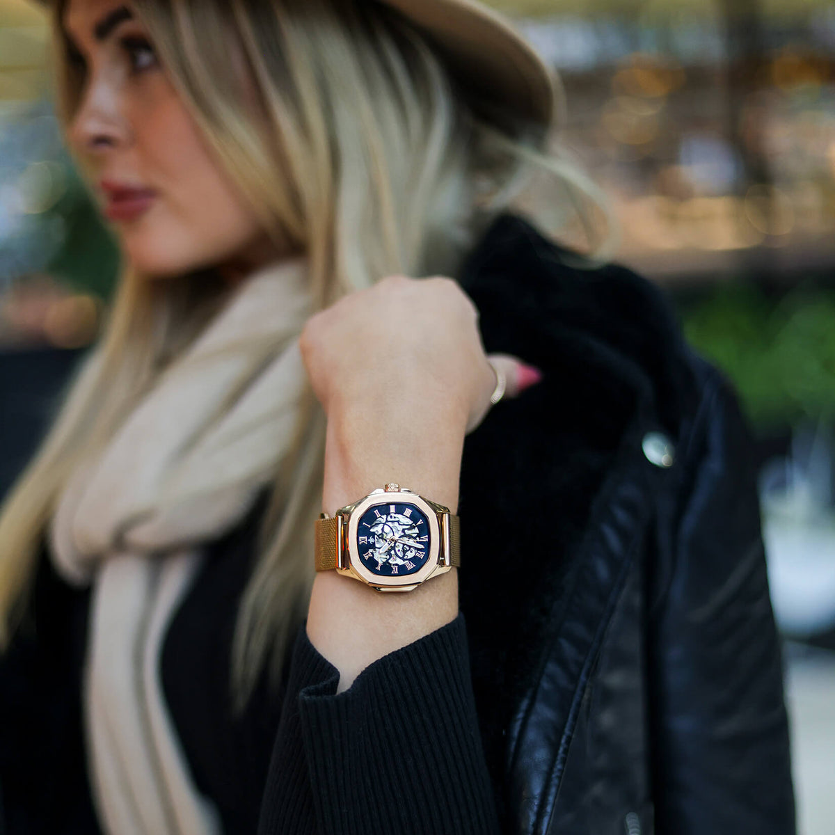 The Ava Automatic - Ladies - Rose Gold