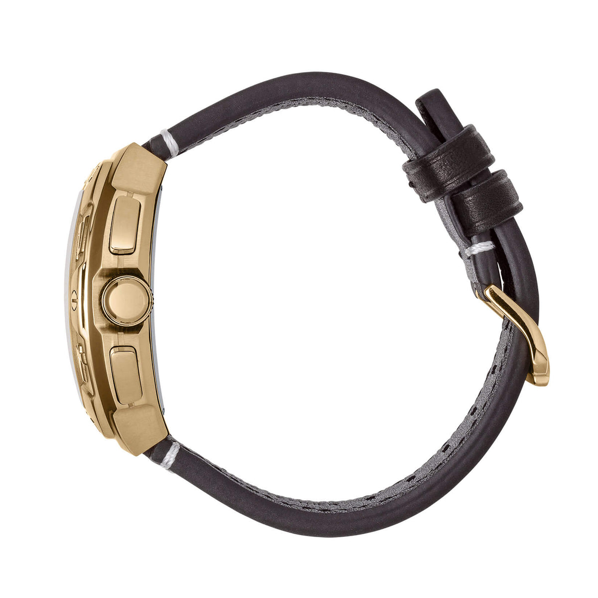 The Intrepid Chronograph Gold watch side view